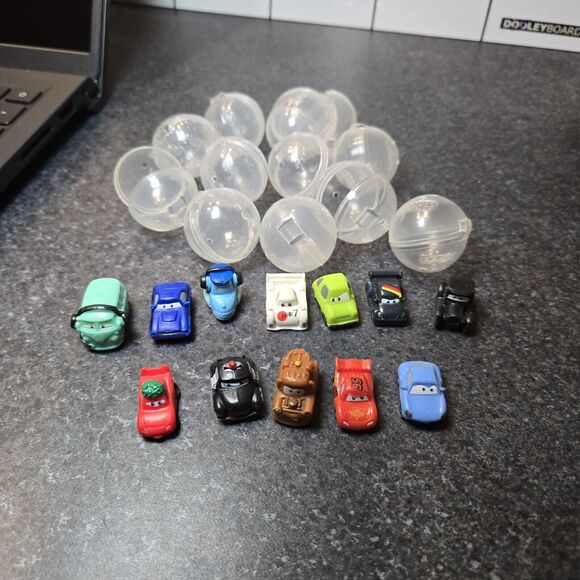 Disney Pixar Other - Disney Pixar‎ Cars Squinkies Lot Of 12 With Capsules